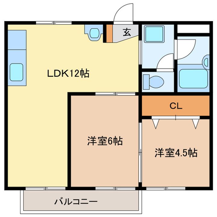 リプルスハイツの間取り