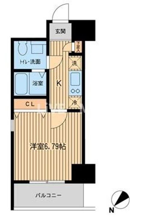 エコロジー潮見レジデンスの間取り
