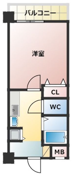 YKハイツ相生町の間取り