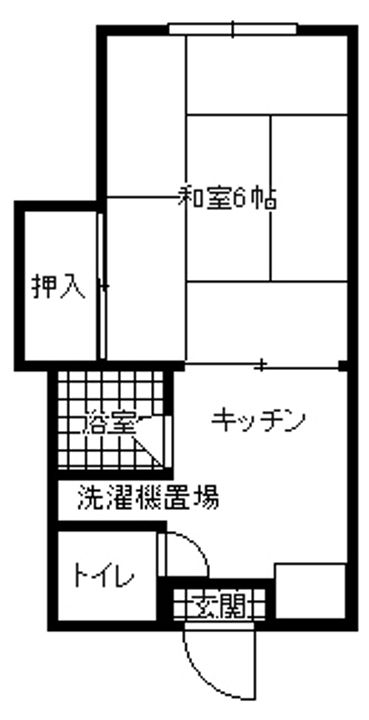 宮城県仙台市太白区郡山5(アパート)の賃貸物件の間取り