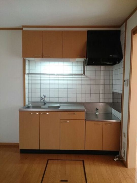 福島県福島市瀬上町字桜町1(アパート)の賃貸物件のキッチン