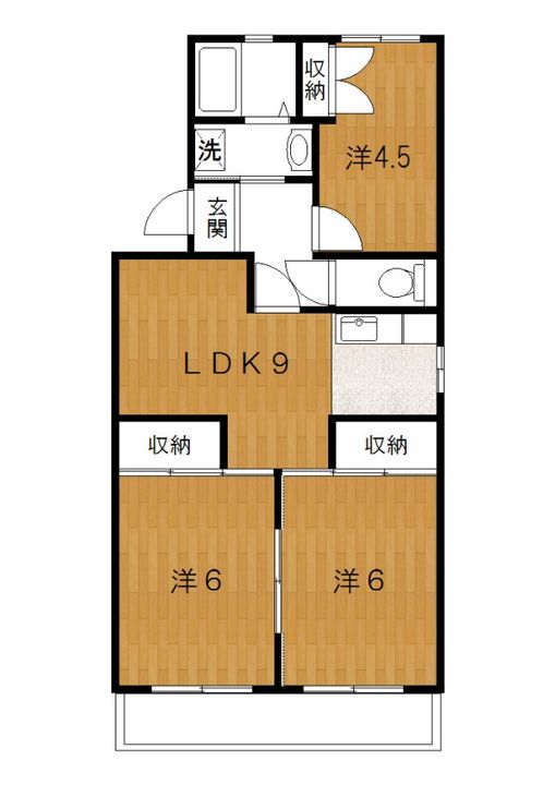 ロイヤルパレスの間取り