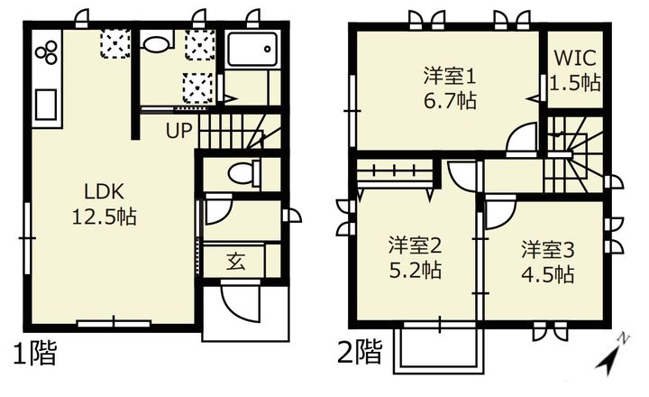 東京都世田谷区深沢5(一戸建)の賃貸物件の間取り