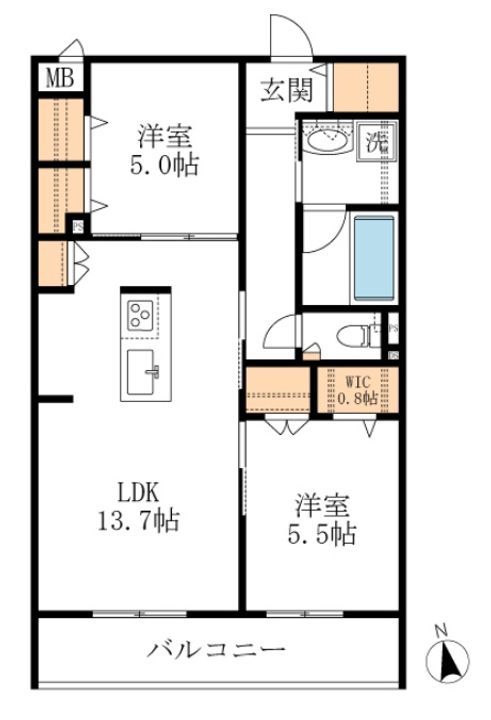 グラン シャテーヌの間取り