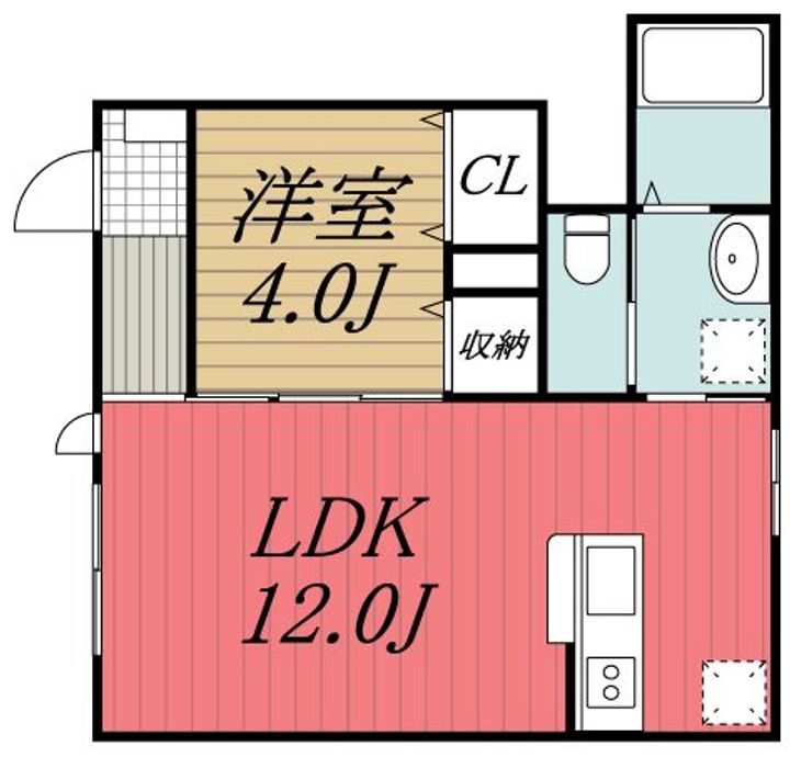 千葉県千葉市若葉区小倉町(アパート)の賃貸物件の間取り