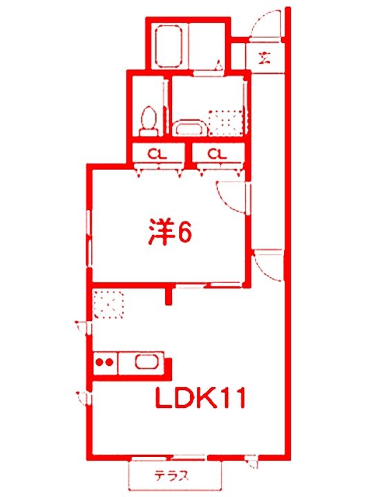 クリスタルコートの間取り