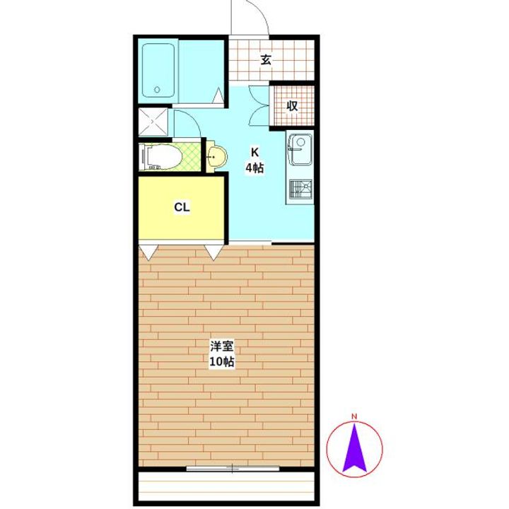 リヴハイツの間取り