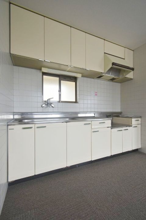 広島県広島市東区牛田早稲田1(アパート)の賃貸物件のキッチン