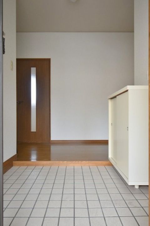 広島県広島市東区牛田早稲田1(アパート)の賃貸物件の玄関