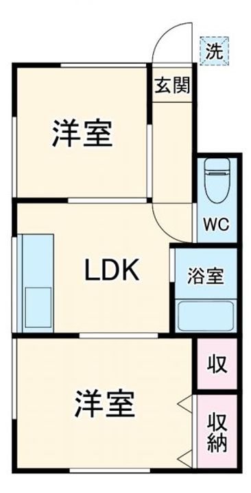 加藤アパートの間取り