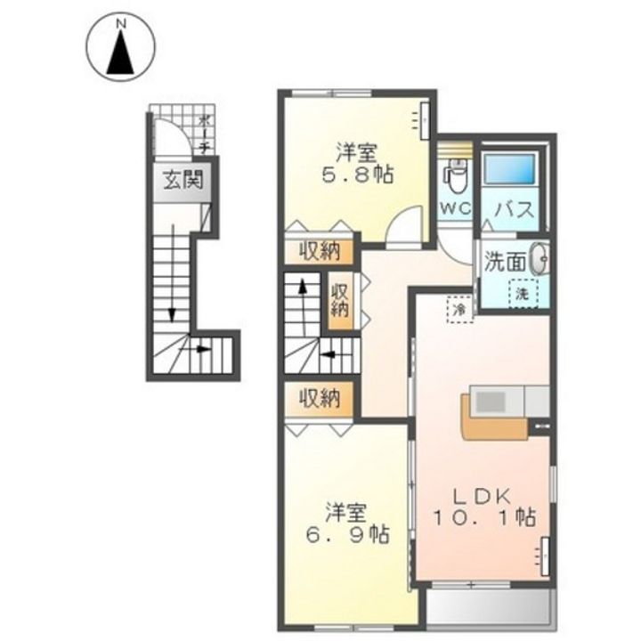エスポワールの間取り