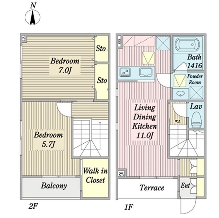 ヴァンヌーヴォの間取り