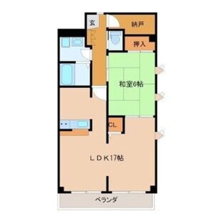 栃木県宇都宮市泉が丘2(マンション)の賃貸物件の間取り