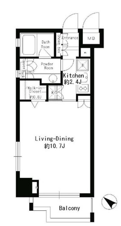パークルージュ赤坂檜町の間取り