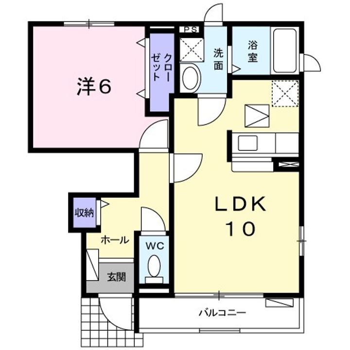 大阪府守口市八雲北町2(アパート)の賃貸物件の間取り
