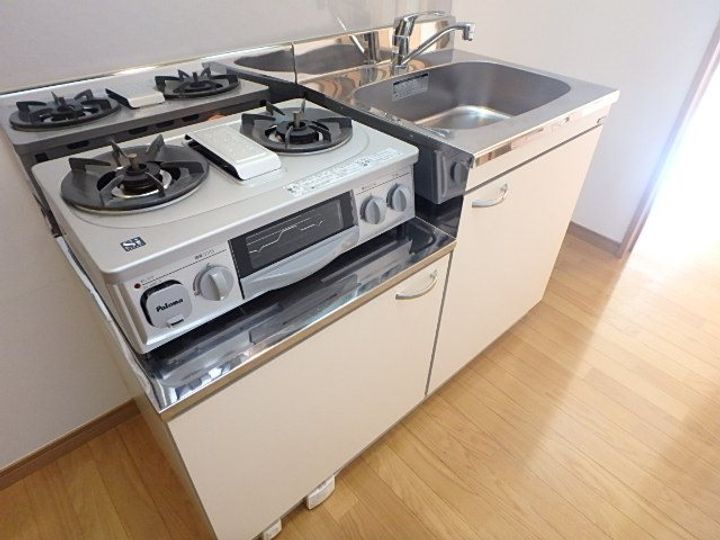 神奈川県茅ヶ崎市今宿(アパート)の賃貸物件のキッチン