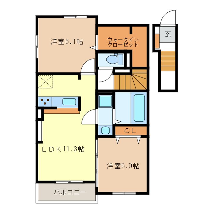 HALO A・B棟の間取り