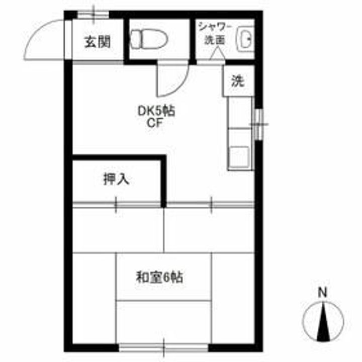 青葉荘の間取り