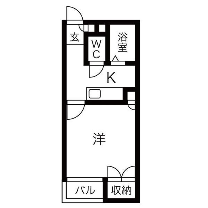セイラBOX剣崎Iの間取り