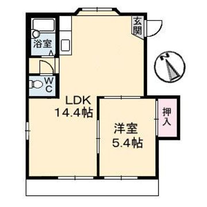 フレグランス延友の間取り