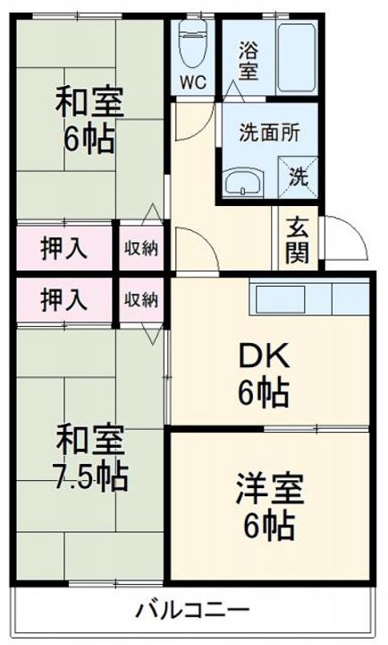 パークタウンIの間取り