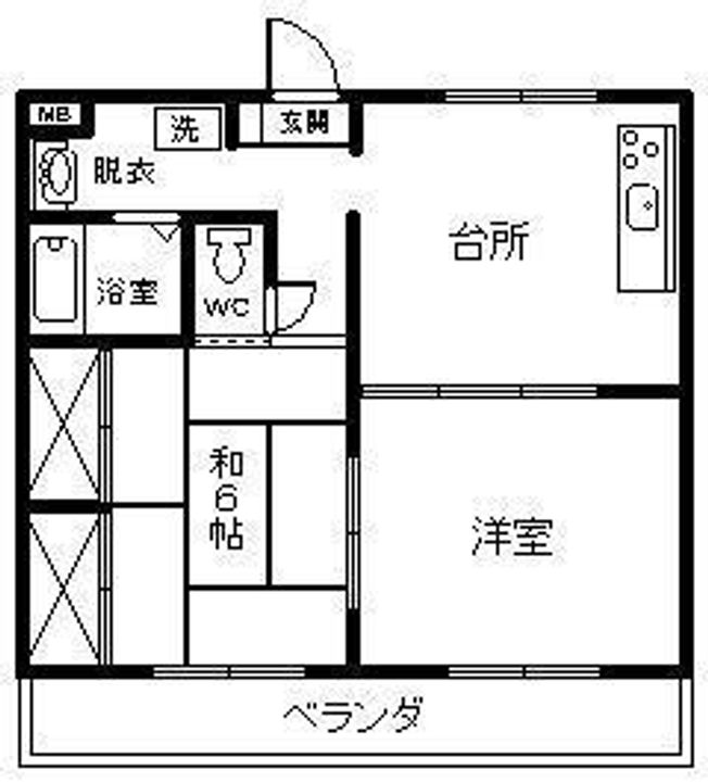 サンライフ大門の間取り