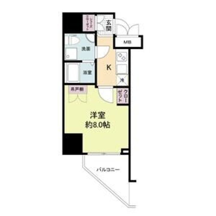 セレニテ福島アリアの間取り