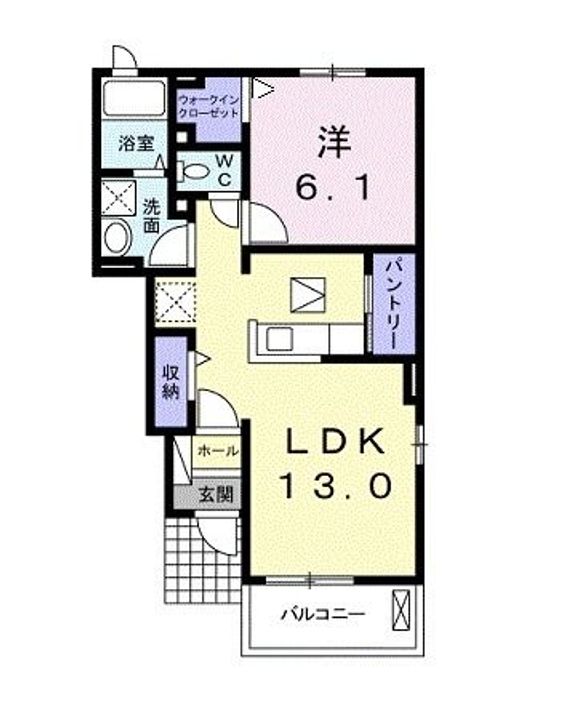 町浦壱番館の間取り