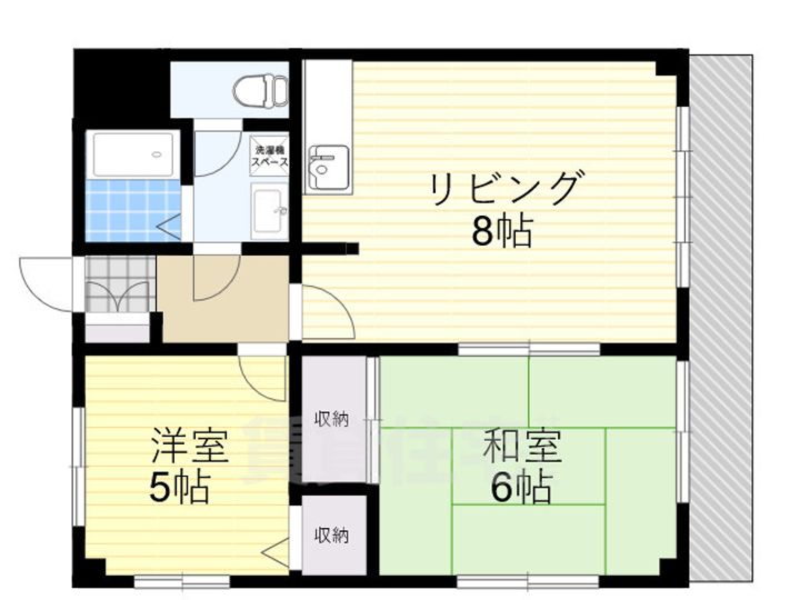 垂水福田ビルの間取り