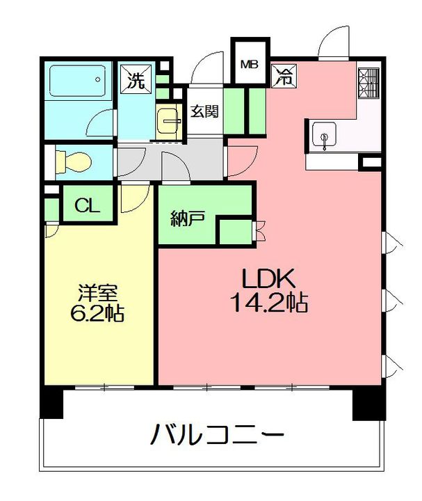 神奈川県横浜市栄区笠間1(マンション)の賃貸物件の間取り