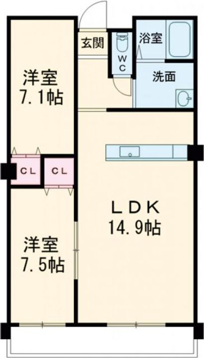 アグレアーブルの間取り