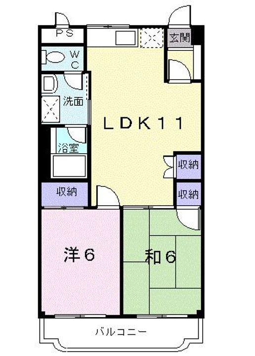 サンハイムの間取り