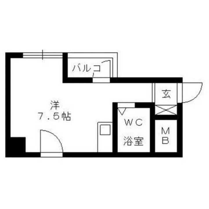 静岡県浜松市中央区海老塚1(マンション)の賃貸物件の間取り