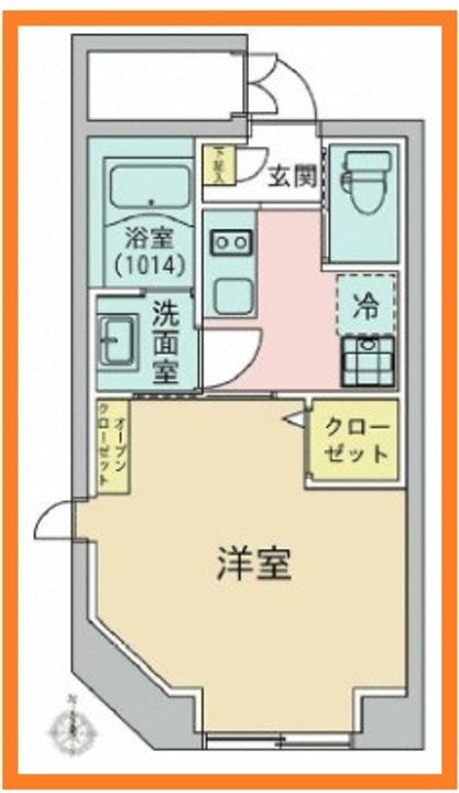 プラティーク品川大井町の間取り