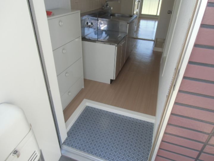 広島県広島市南区向洋新町3(アパート)の賃貸物件の玄関