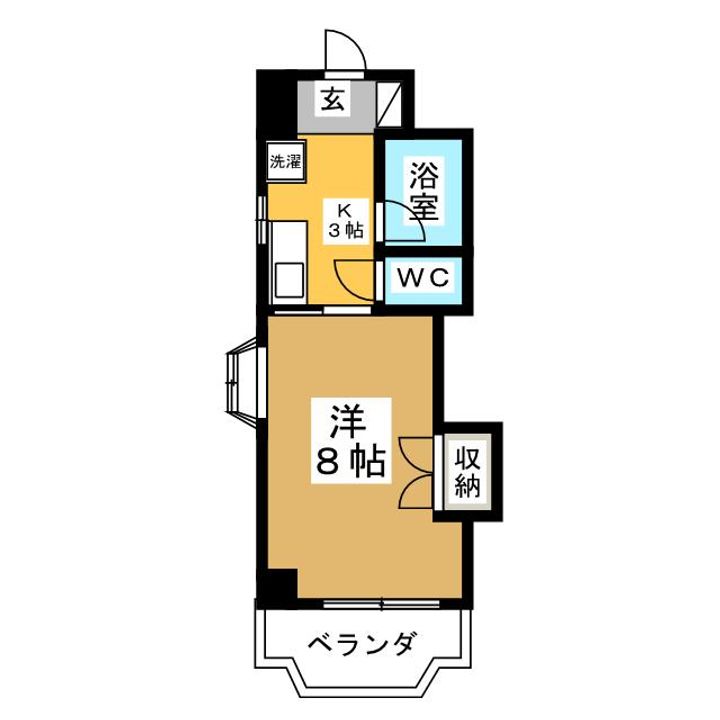 クレール小林の間取り