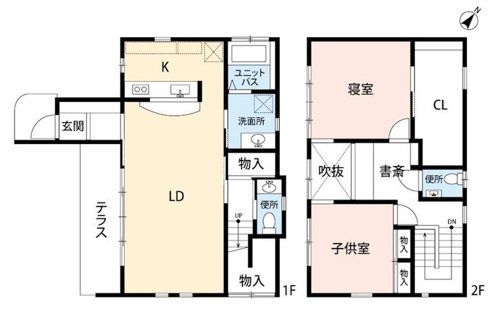 福島県福島市腰浜町(一戸建)の賃貸物件の間取り
