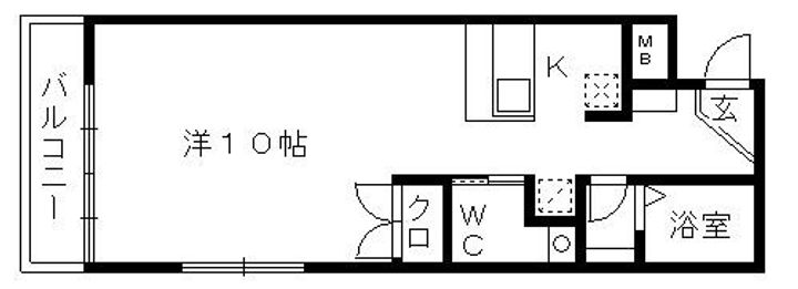 静岡県浜松市中央区北寺島町(マンション)の賃貸物件の間取り