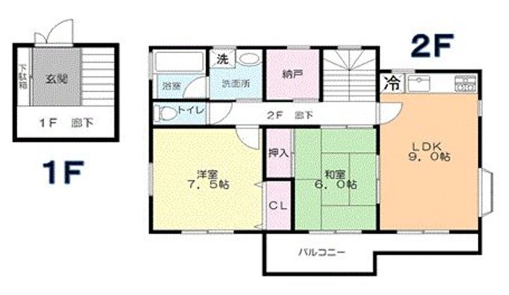 東京都東村山市秋津町1(一戸建)の賃貸物件の間取り