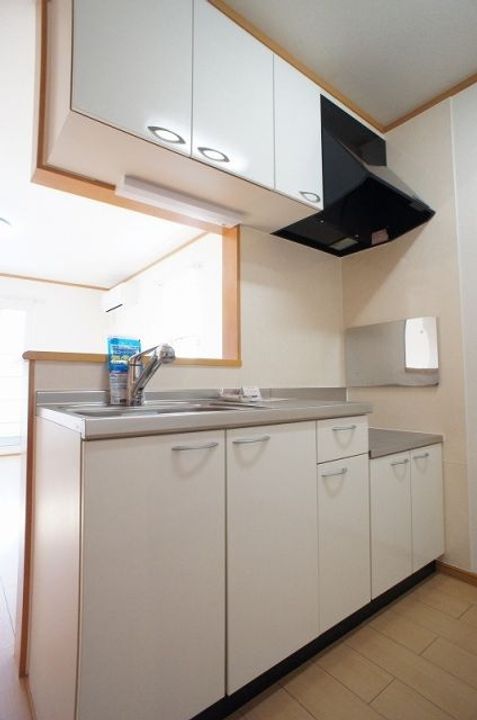 福島県いわき市泉もえぎ台3(アパート)の賃貸物件のキッチン