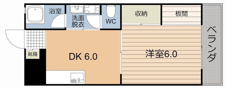 メゾン甲南の間取り