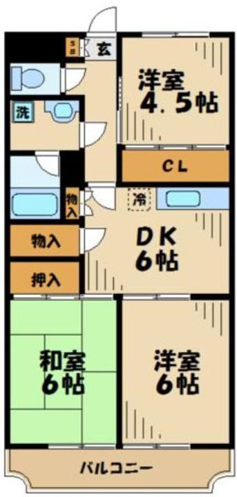 コンフォール南野の間取り