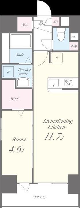 RobustCourtの間取り