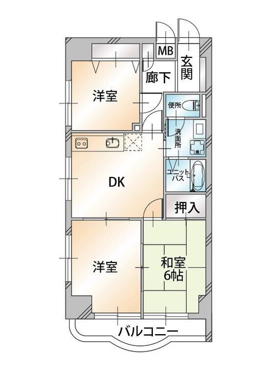 U residence三鷹の間取り