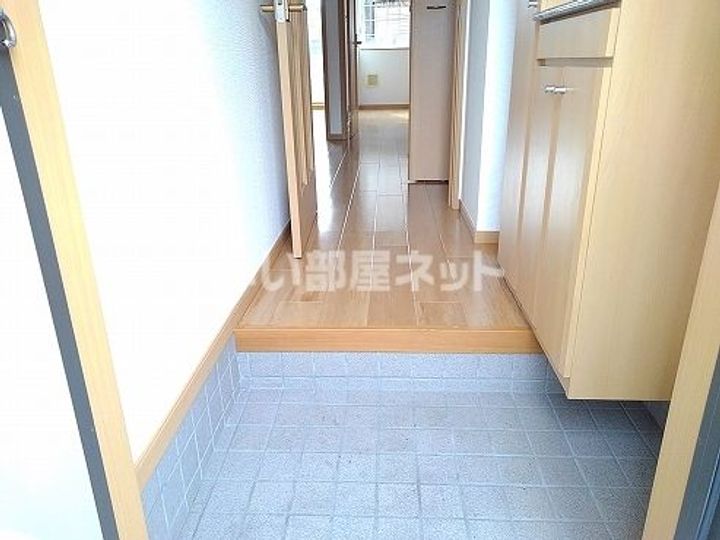 井ノ口ハイツIIの玄関