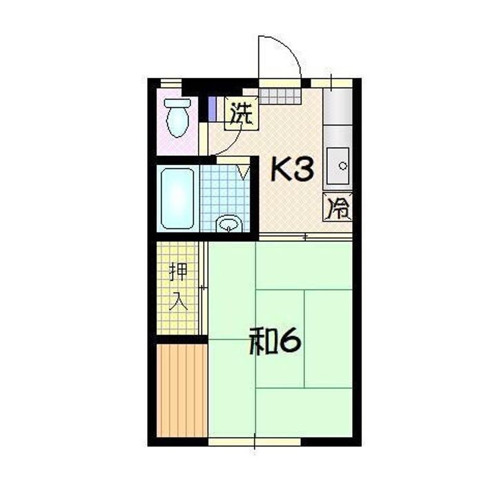 ファミーユ都南Bの間取り