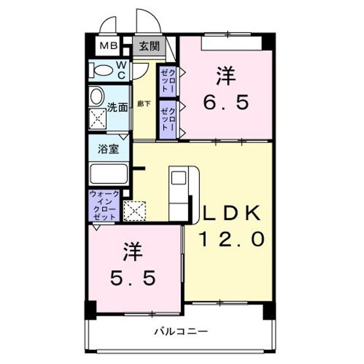 スプリングオーシャンヴィラの間取り