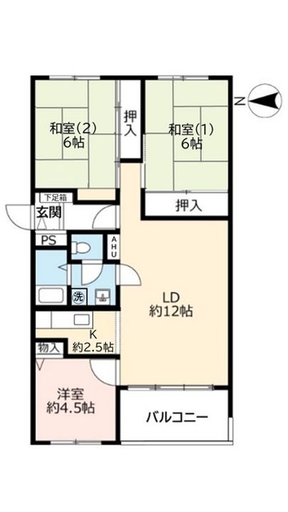 UR芦屋浜の間取り