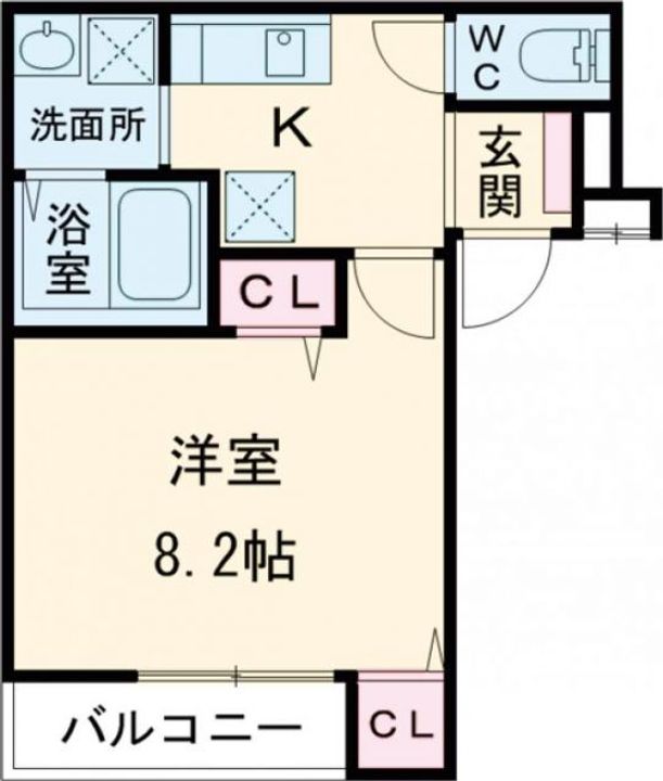 大阪府堺市堺区今池町2(アパート)の賃貸物件の間取り