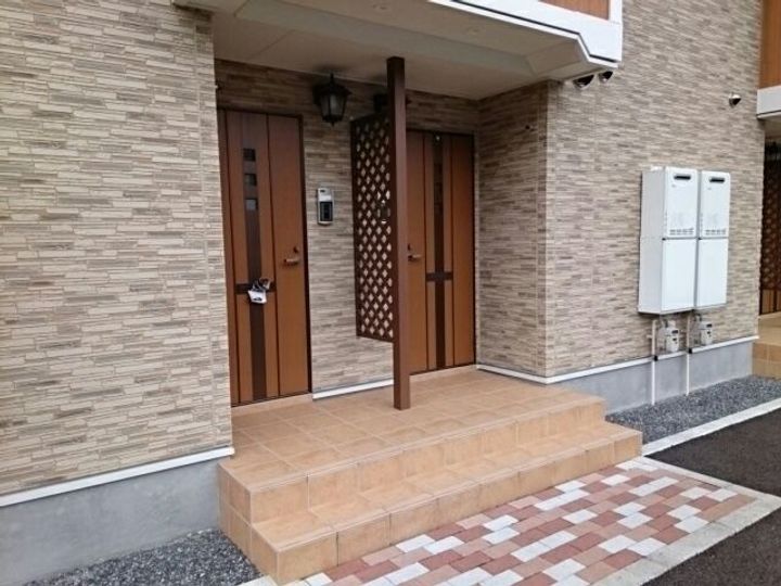 福島県いわき市常磐水野谷町東(アパート)の賃貸物件の玄関